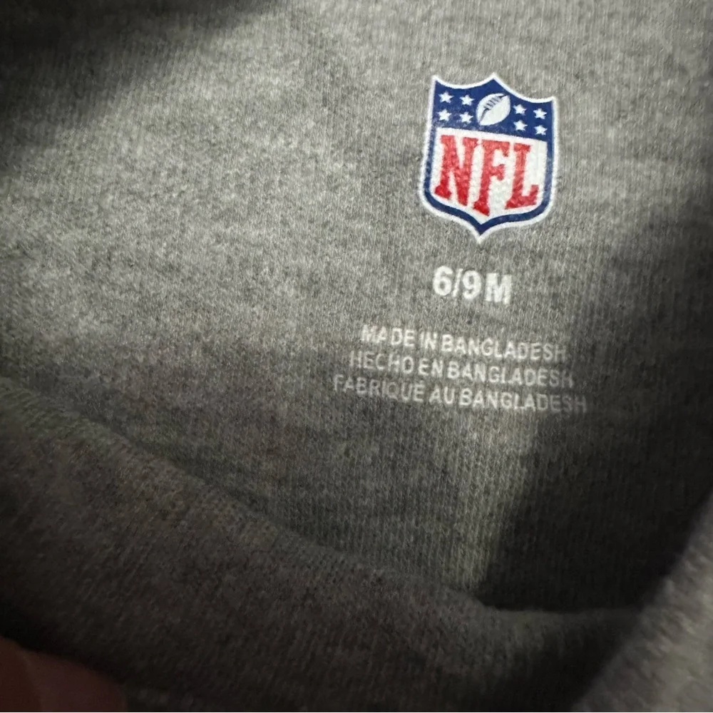 NFL Gray Baby Onesie with Logo